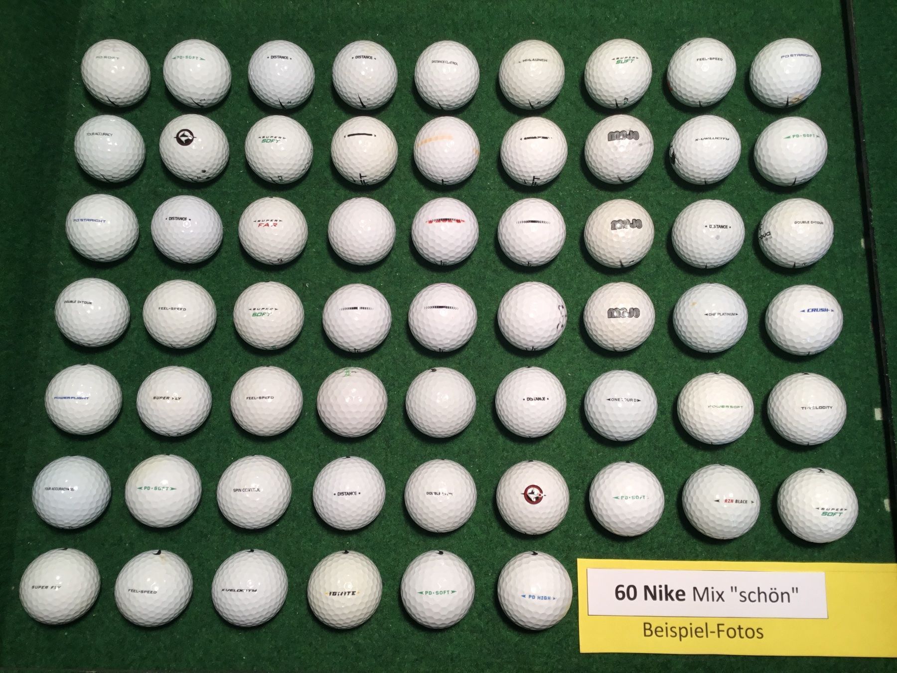 Nike Palloni: 60 Golfbälle Nike Modellmix (schön) – Usato da Bergdietikon venduto da shimano4 5