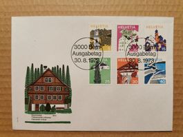 FDC Timbres-poste Ordinaires 1973