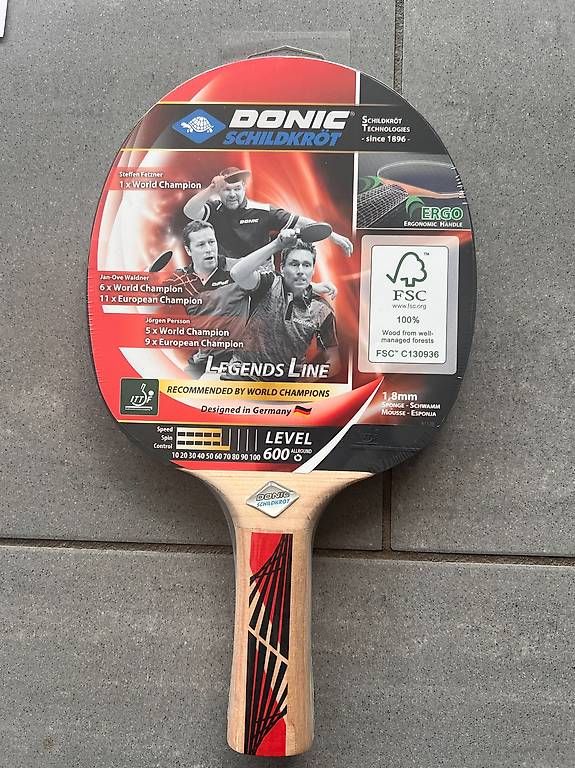 Tennis da tavolo: Donic Level 600 Tischtennisschläger – Usato da Thal venduto da maesi86