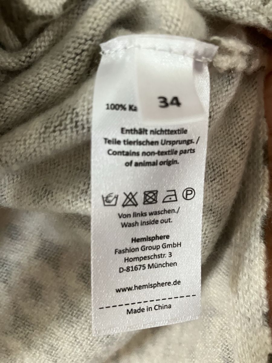Hemisphere Giacche: 100% Kaschmirjacke von Hemisphere – Usato da Bassersdorf venduto da groovygremlin 3