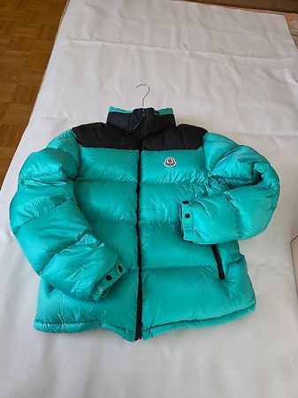 Doudoune Moncler authentique Bleu Turquoise & Noir (M) 430.-