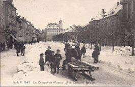 CHAUX - de - FONDS, le POD en hiver