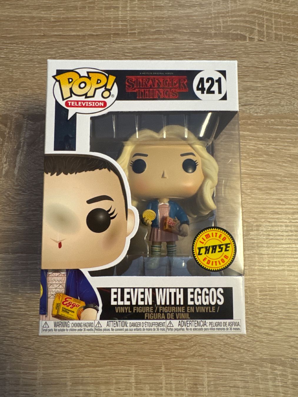 Funko Statuette: Funko Pop Stranger Things Eleven mit Eggos, Chase Edition – Nuovo e nell'imballaggio originale da Stetten SH venduto da RUBITYR0