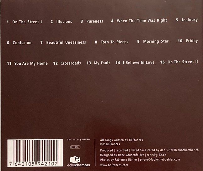 CDs: BBFrances – Pureness – Gebraucht aus Grüningen von azulverde 1