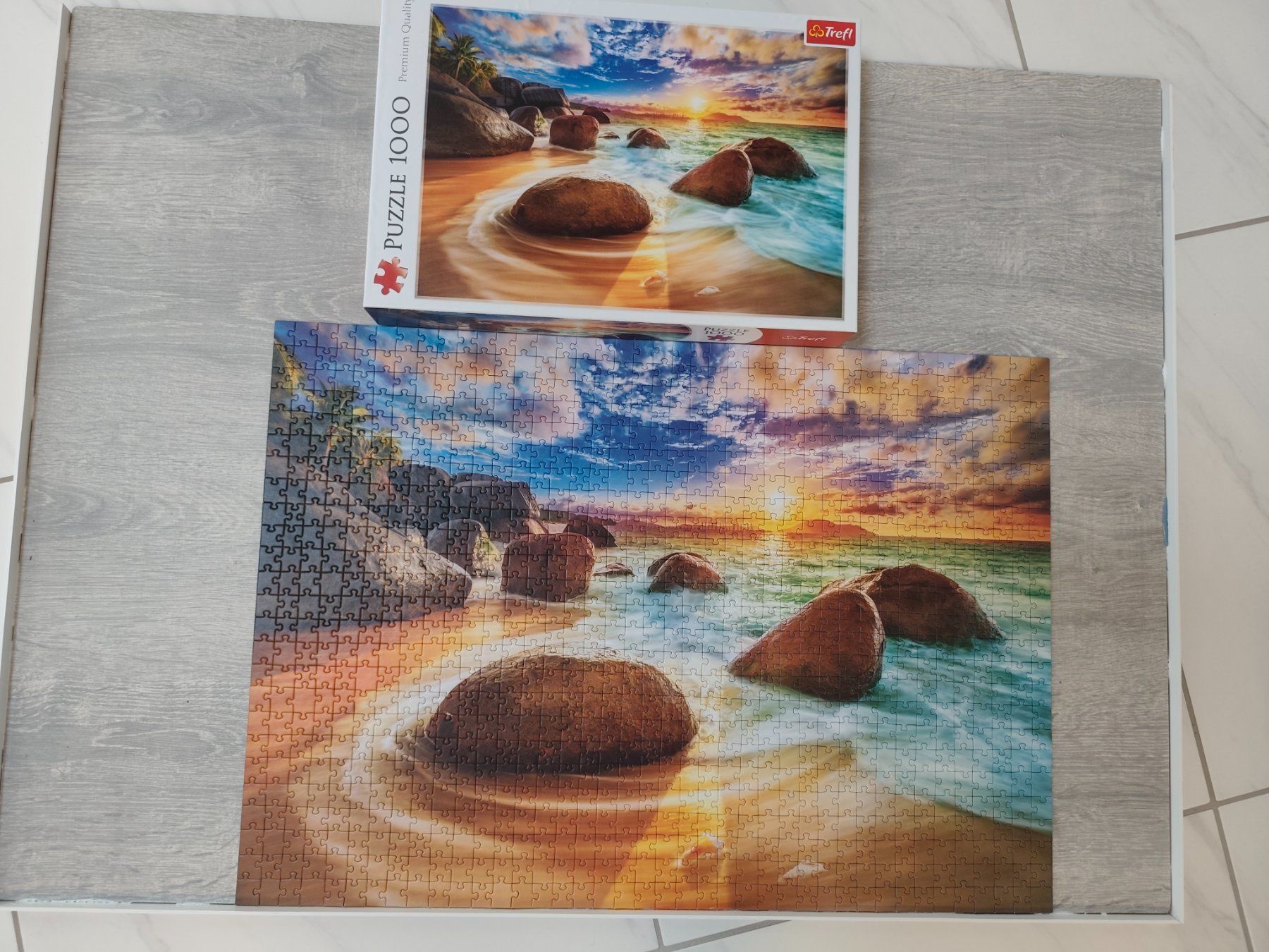 Puzzle: Trefl Puzzle1000 Teile Samuda Beach India – Usato da Eschenbach LU venduto da Orchi