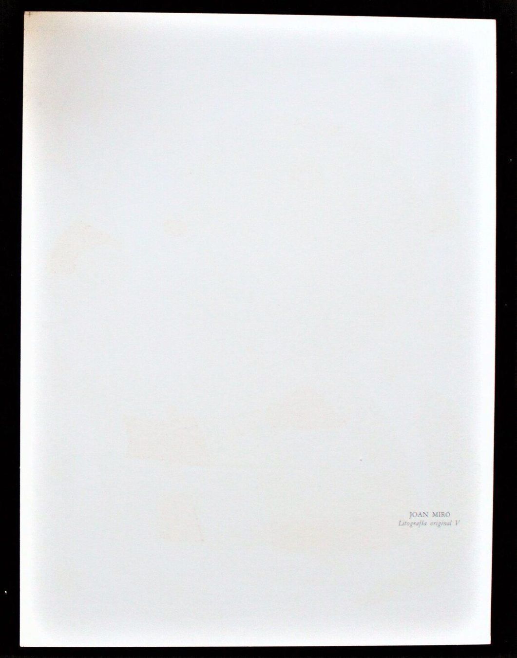 Grafica & Litografie: Joan Mirò - Vintage -Lithographie - 1977 – Nuovo (secondo la descrizione) da Ponte Tresa venduto da 11GalleriaAlterEgo11 8