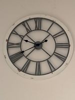 Grosse Wanduhr Ø ca. 66,5 cm  Vintage / Shabby Chic