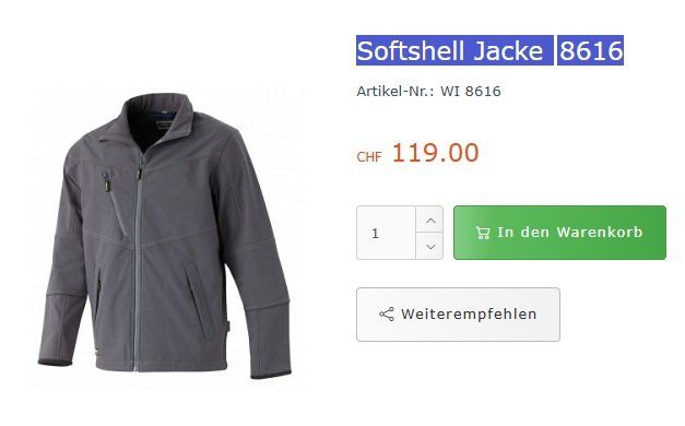 Wikland Giacche: Wikland Softshell Jacke Braun 8616 Gr. M – Nuovo e nell'imballaggio originale da Uerkheim venduto da Kaufoption 4