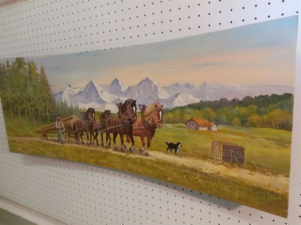 Tableaux: E.Kurti "Langholz Sommer" Oelgemälde – D'occasion à Zürich par Galerie-Kunst 1