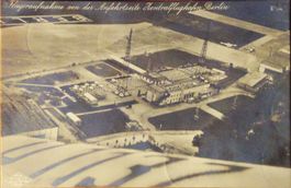Zentralflughafen Berlin. Fliegeraufnahme um 1925