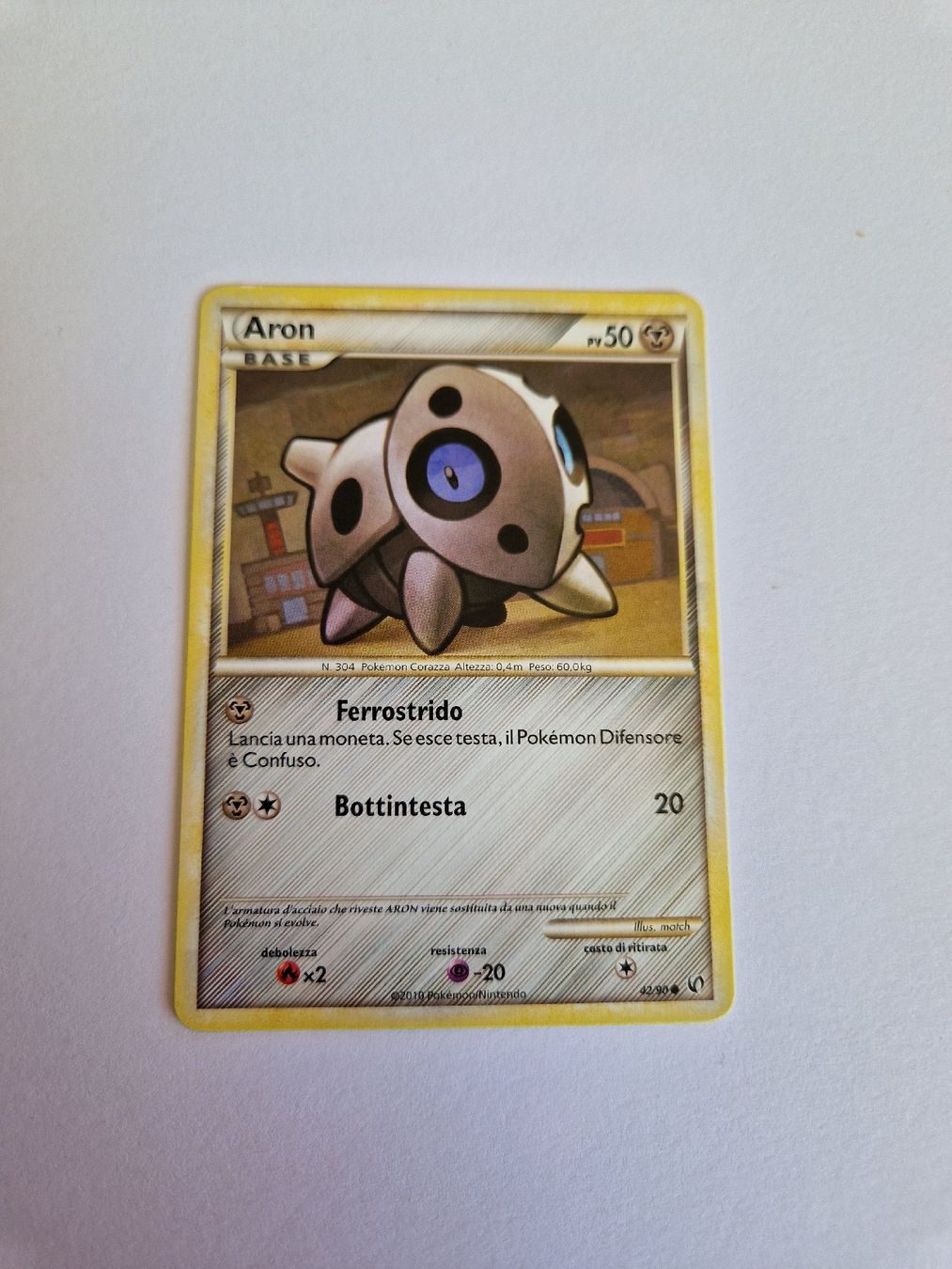 Pokémon Carte collezionabili: Aron - Undaunted (2010) - IT – Usato da Romont FR venduto da raj_sjv9