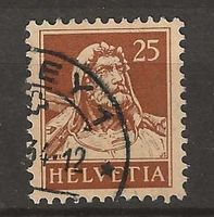 CH175z -Buste de Tell 175z (papier grillé)  obl. 1934