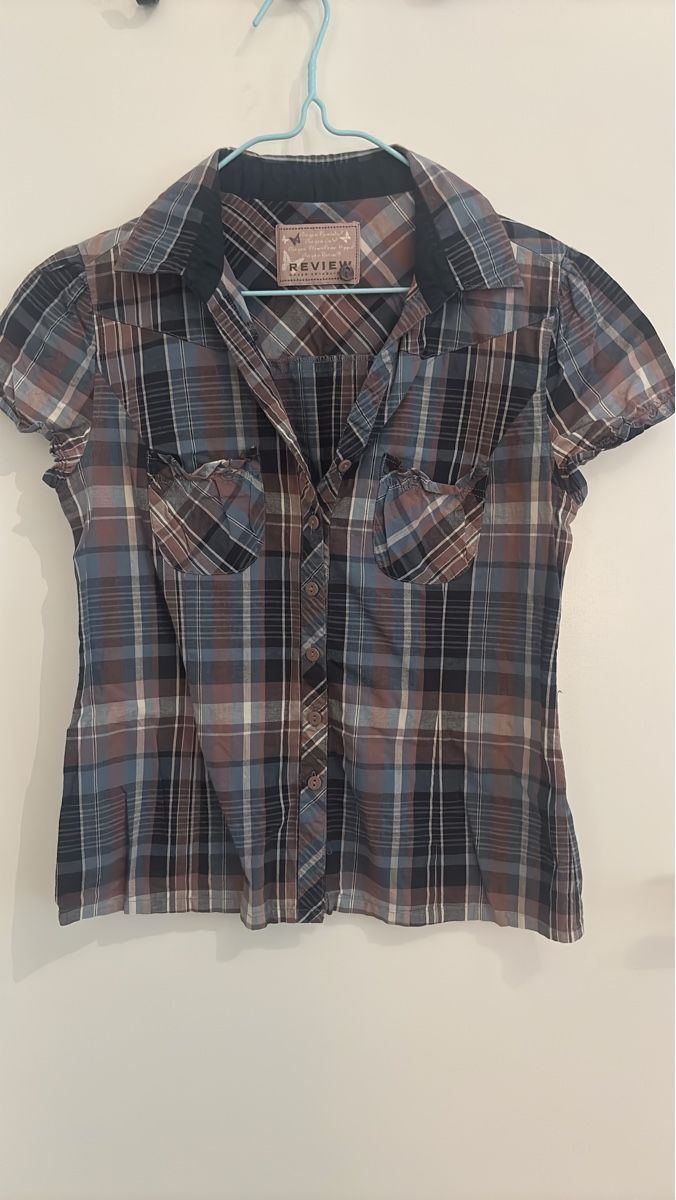 Chemisiers: Bluse mit Karo Muster – D'occasion à Niederglatt ZH par syb_56sc