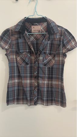 Bluse mit Karo Muster