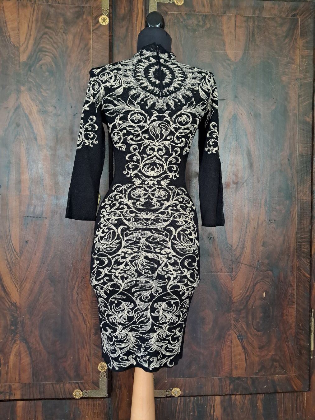 Kleider: Strickkleid . Baumwollmischung . formstabil . S . – Gebraucht aus Leuggelbach von schmetterlings-fee 1