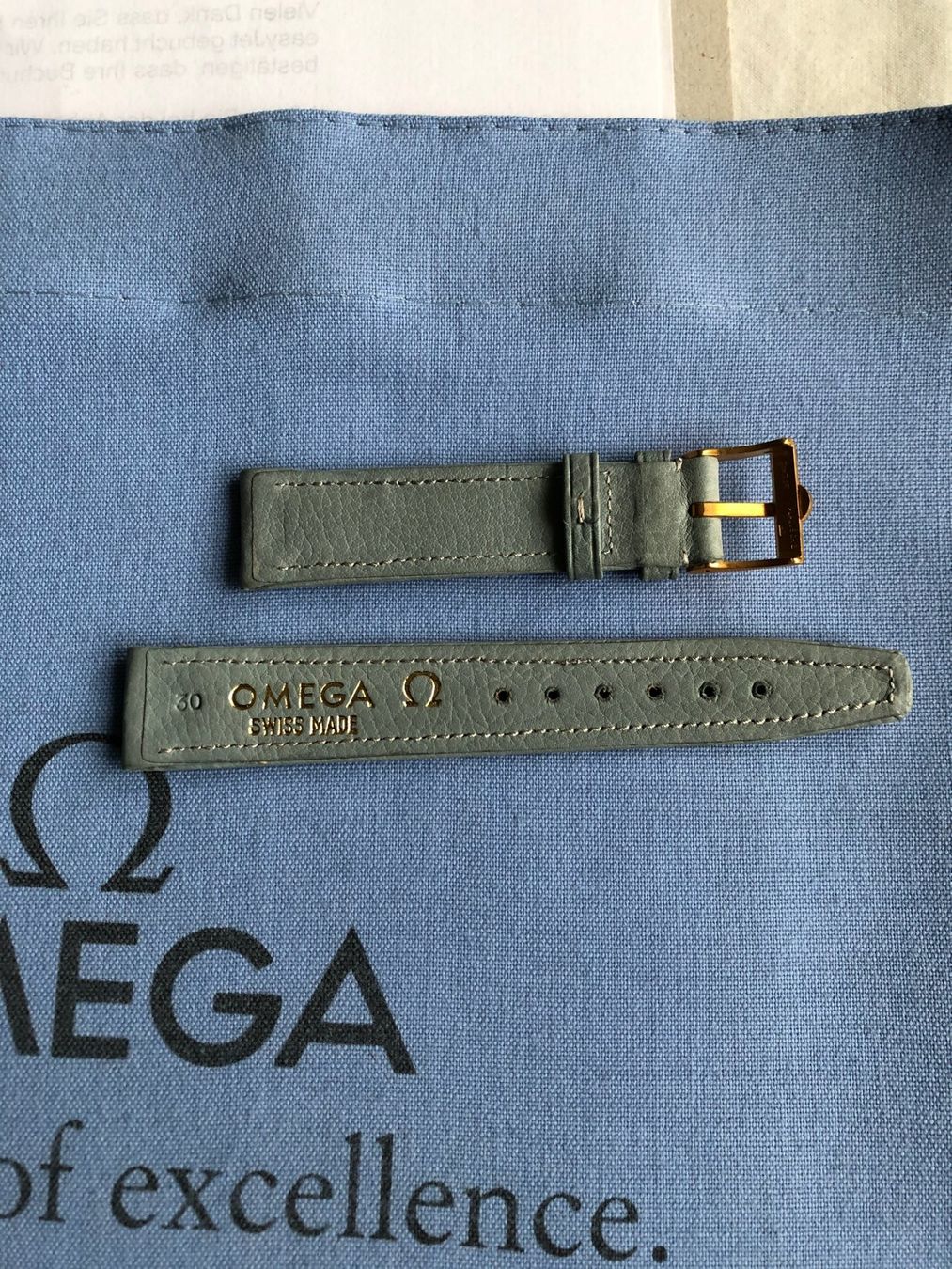 Omega Uhren: Omega Uhrenarmband Original 18mm. – Neu (gemäss Beschreibung) aus Biel/Bienne von winnertaco 2