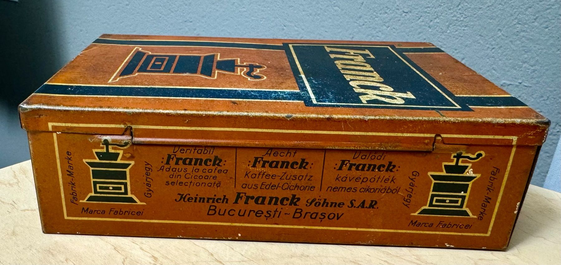 Barattoli: Alte Blechdose FRANCK Kaffeezusatz Cichorie – Usato da Rothrist venduto da Luckywinner 2