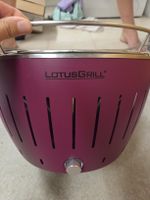 LotusGrill Tischgrill Holzkohle – Lila/Plum – Top Zustand
