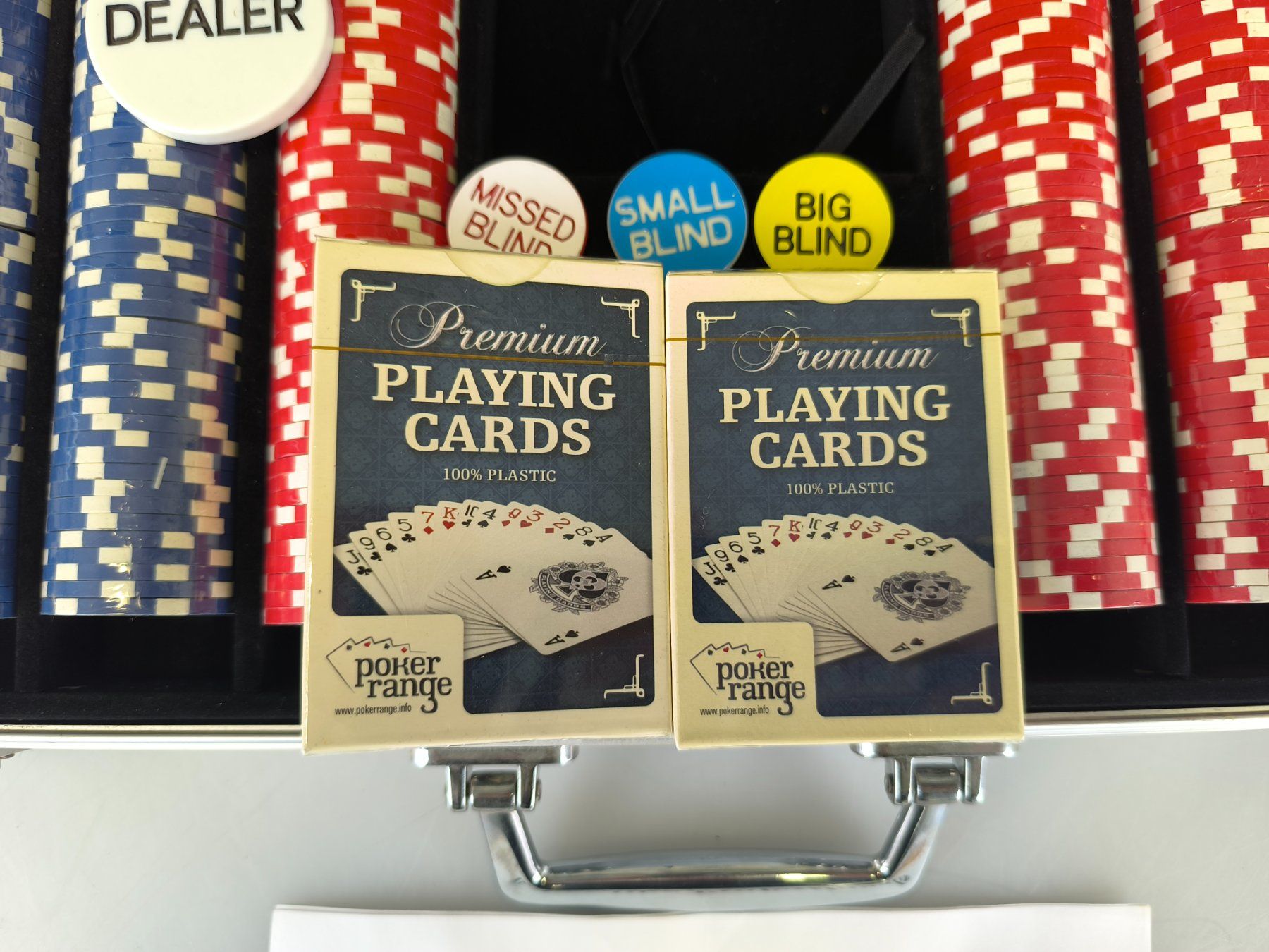 Giochi: POKER RANGE Pokerkoffer 500 schwere Chips – Nuovo (secondo la descrizione) da Rüti ZH venduto da Restwert_Rueti_ZH 2