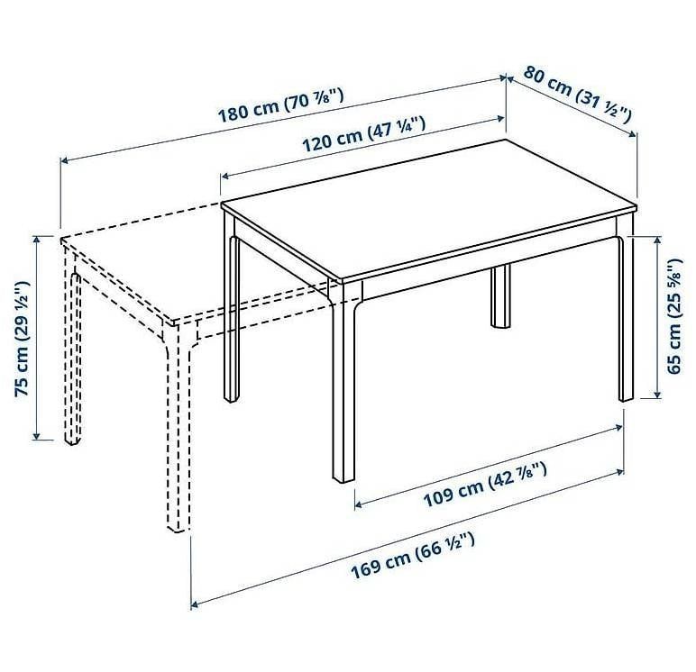 Ikea Tables: IKEA Esstisch Ausziehbar - IKEA extendable table – D'occasion à Zürich par luca.campanella 5