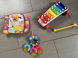 Jouets d'éveil pour bébé, lot de 3 pièces, bon état!