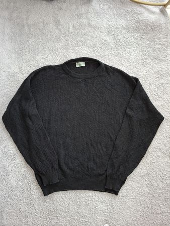 Pull Christian Dior noir 100% coton taille XL bon état 