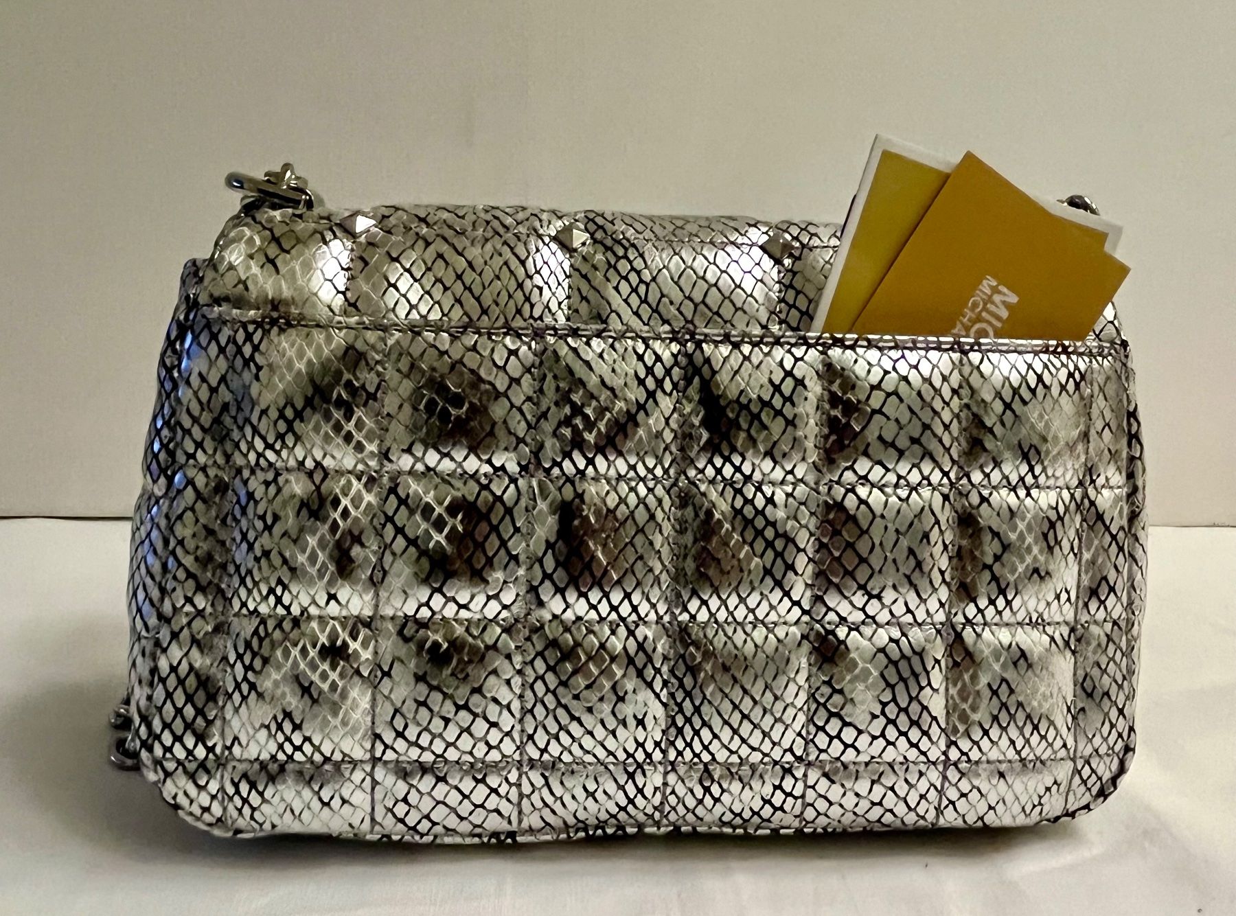 Michael Kors Taschen für Damen: Michael Kors - Crossbody - Vollleder - Silber – Gebraucht aus Basel von marinaliane 2