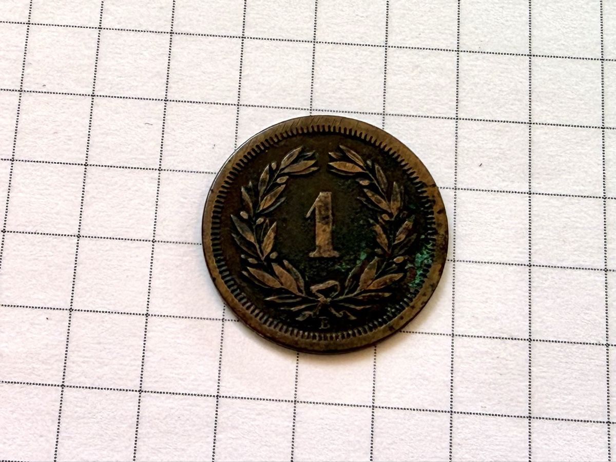 Tutti le monete: Schweiz 1 Rappen 1875 – Usato da Zürich venduto da daki81 1
