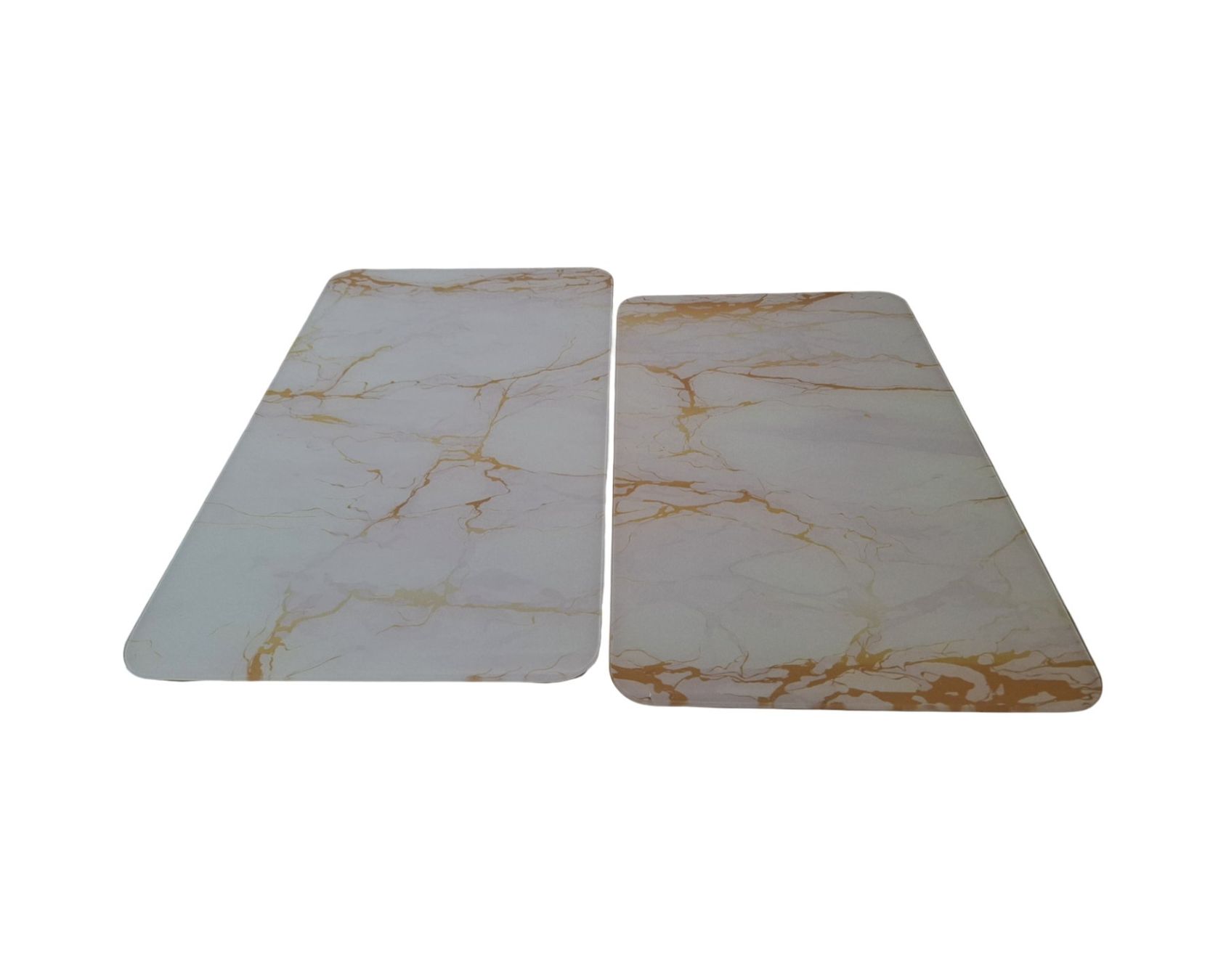 Piatti di portata: WENKO 2 Glas-Abdeckplatten Modell Marmor Gold – Nuovo (secondo la descrizione) da Wil SG venduto da Restwert_Wil 4