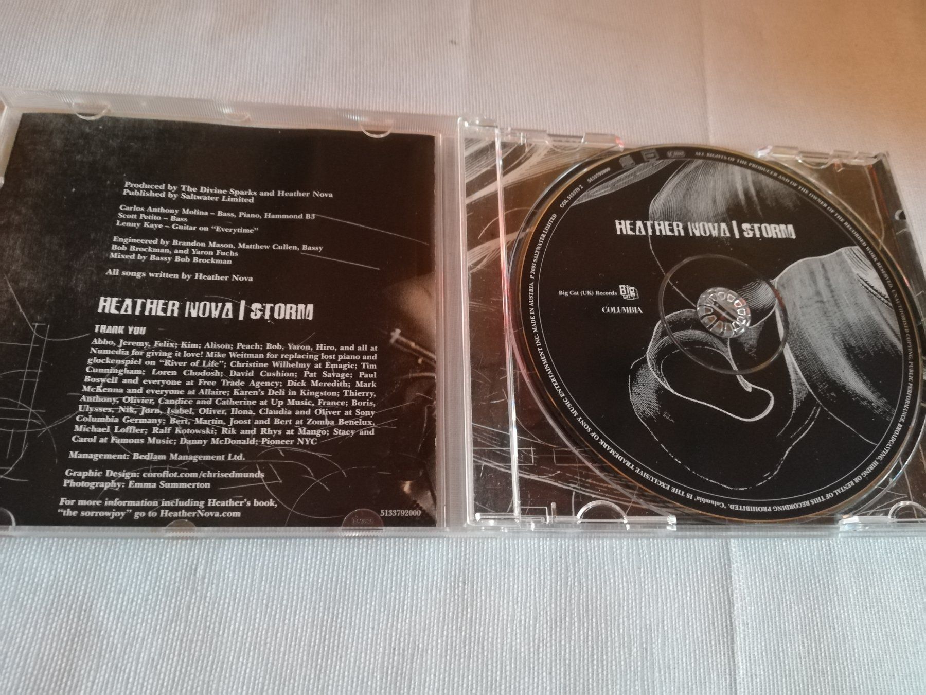 CDs: HEATHER NOVA - STORM – Gebraucht aus Bern von Vinylsound.ch 2