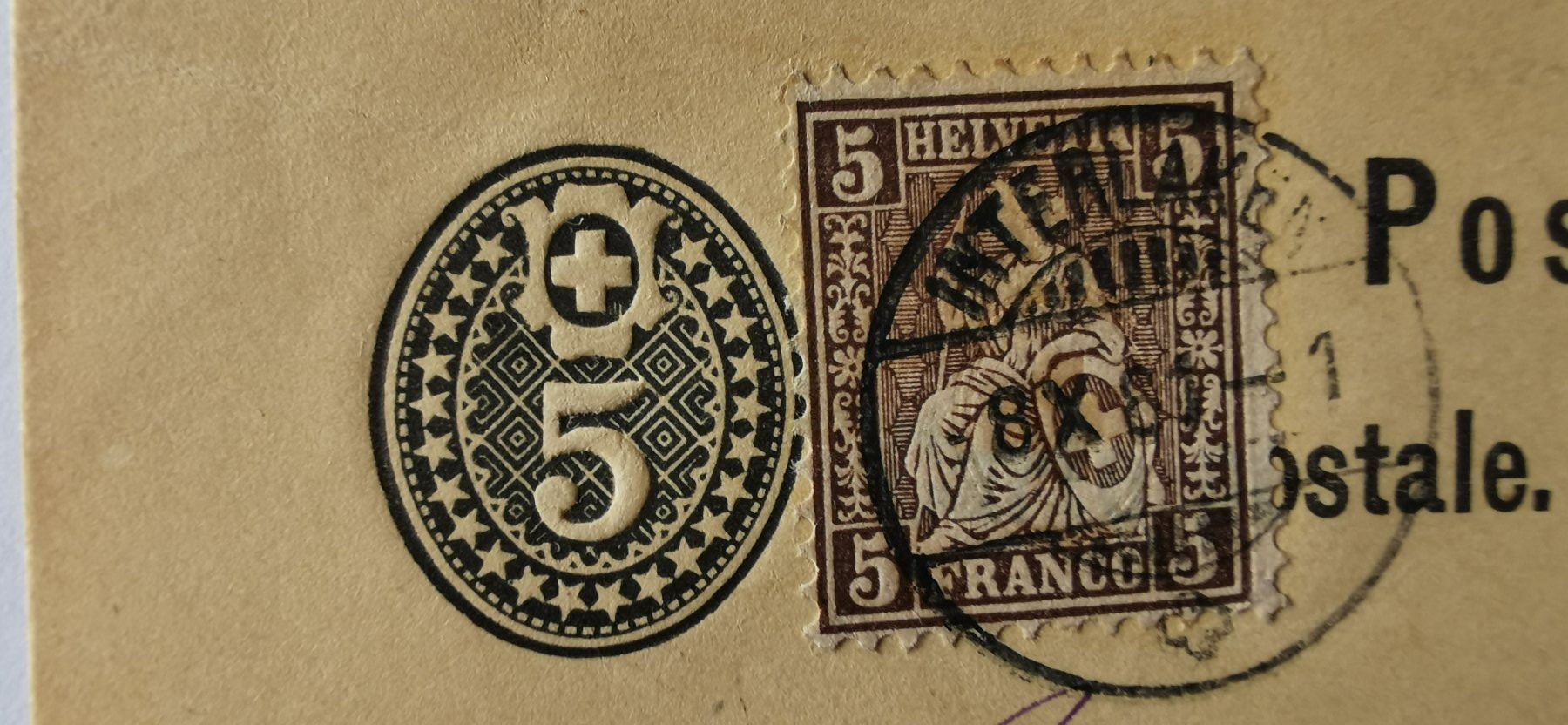 Alle Briefmarken: Postkarte 1881 – Gebraucht aus Aadorf von Chnorli-Furz 1