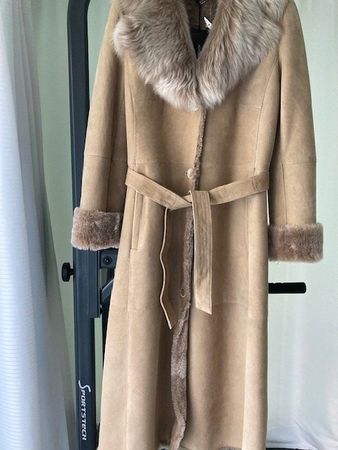 Windsor Lammfellmantel Gr.38  NEU 120 cm. Lang