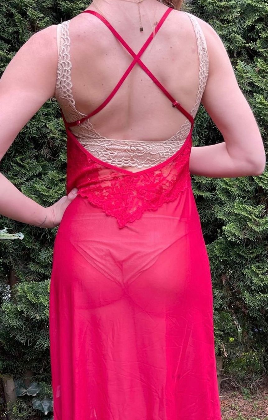 Negligees & Pigiami: trasparente abito da notte di tulle con pizzo – Nuovo (secondo la descrizione) da Gordevio venduto da LanaZimm 3