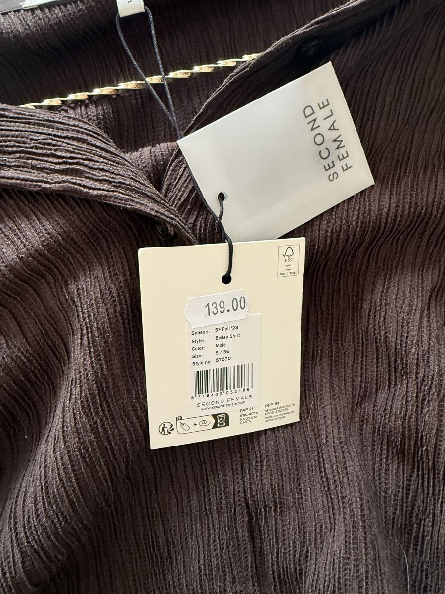 Chemisiers: Bluse Second Female Gr. S – Neuf avec emballage d'origine à Meilen par NHirs96 3