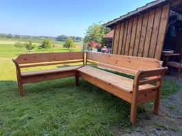 Eckbank und Tisch Massivholz guter Zustand