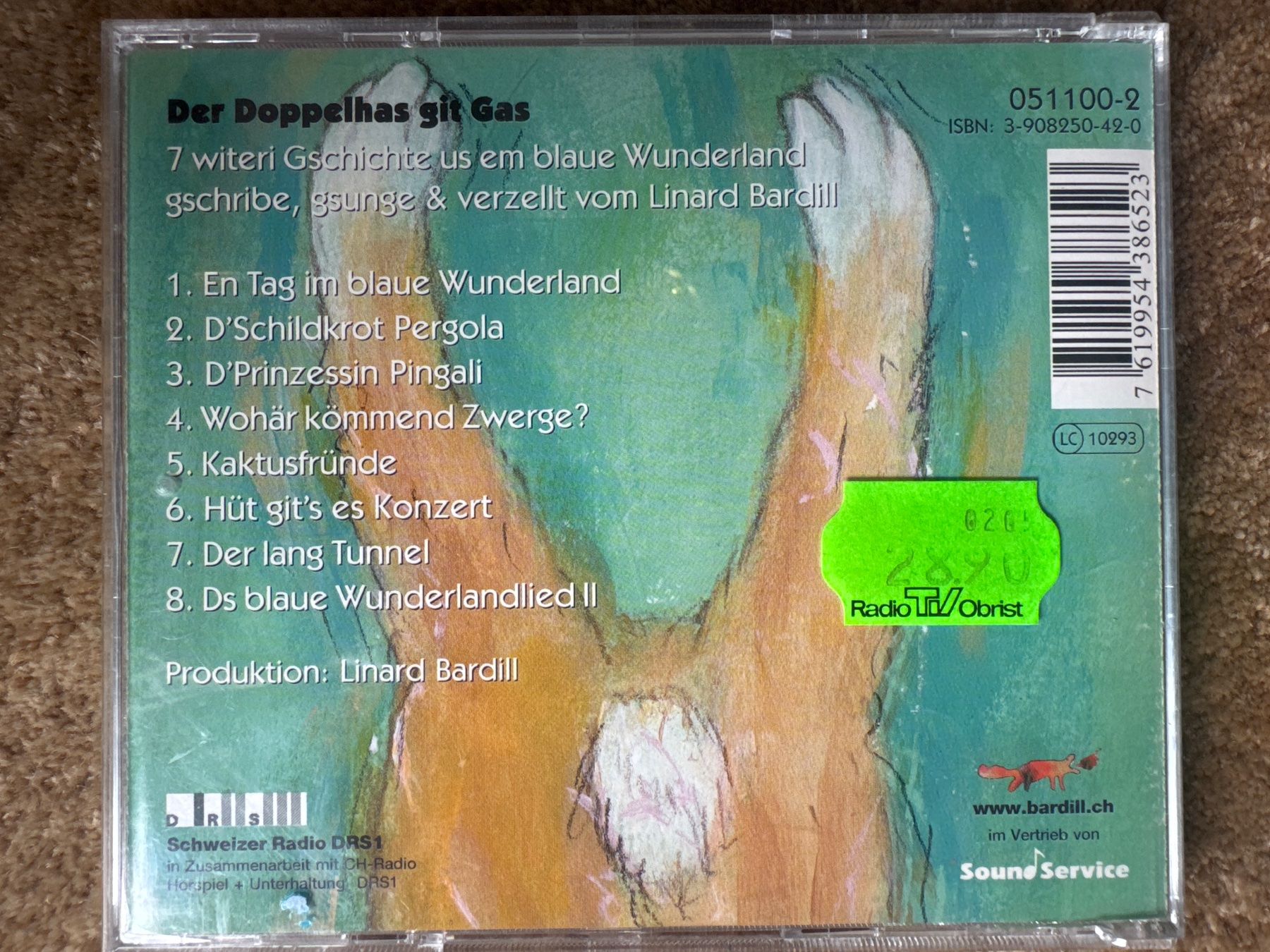 CD: CD - Der Doppelhas git Gas - Linard Bardill – Usato da Aarau venduto da Kilauea 2