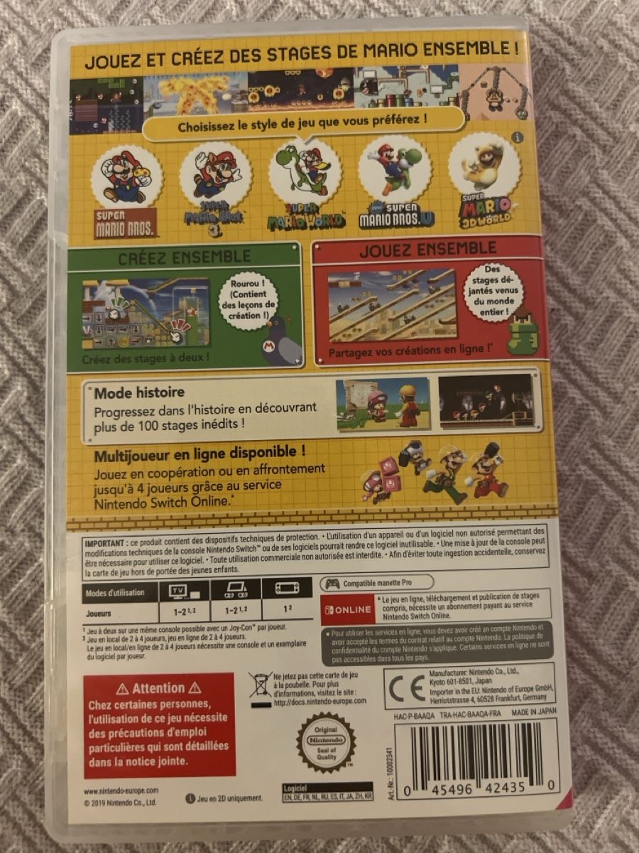 Nintendo Giochi: Game - Nintendo Switch Spiel: Super Mario Maker 2 – Usato da Bolligen venduto da Solina12 1