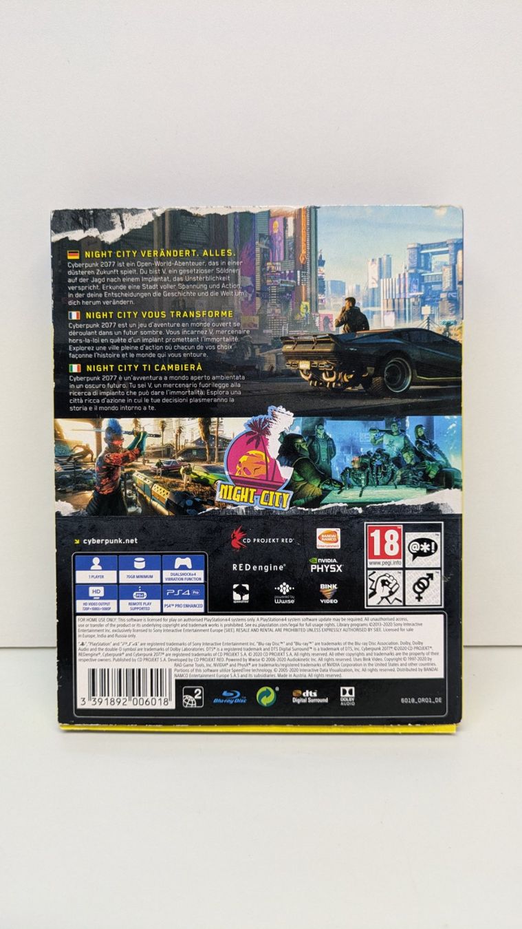 Giochi: Cyberpunk 2077 - PlayStation 4 – Usato da Menziken venduto da mame18 5