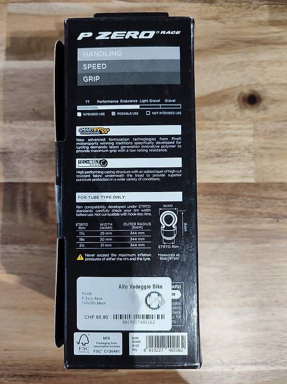 Pneus & Kompletträder: 50% COPERTONE STRADA PIRELLI SMARTEVO 700X30C – Gebraucht aus Rivera von inf_qr2h 1