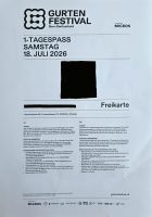 GURTEN FESTIVAL 2 Tagestickets /  18. Juli 2026