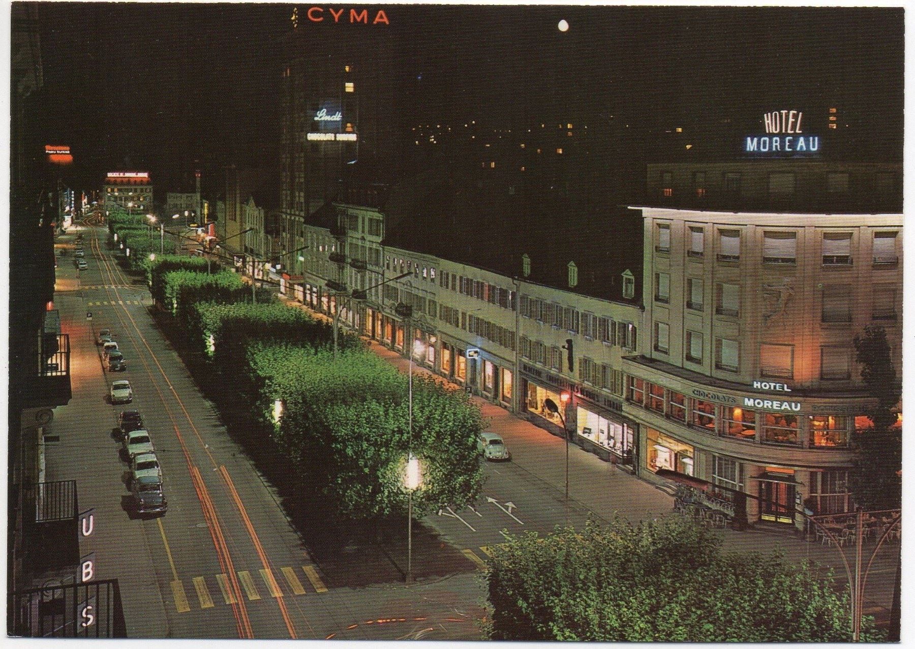 Cartoline postali: LA CHAUX-DE-FONDS by night – Nuovo (secondo la descrizione) da Jona venduto da philajona