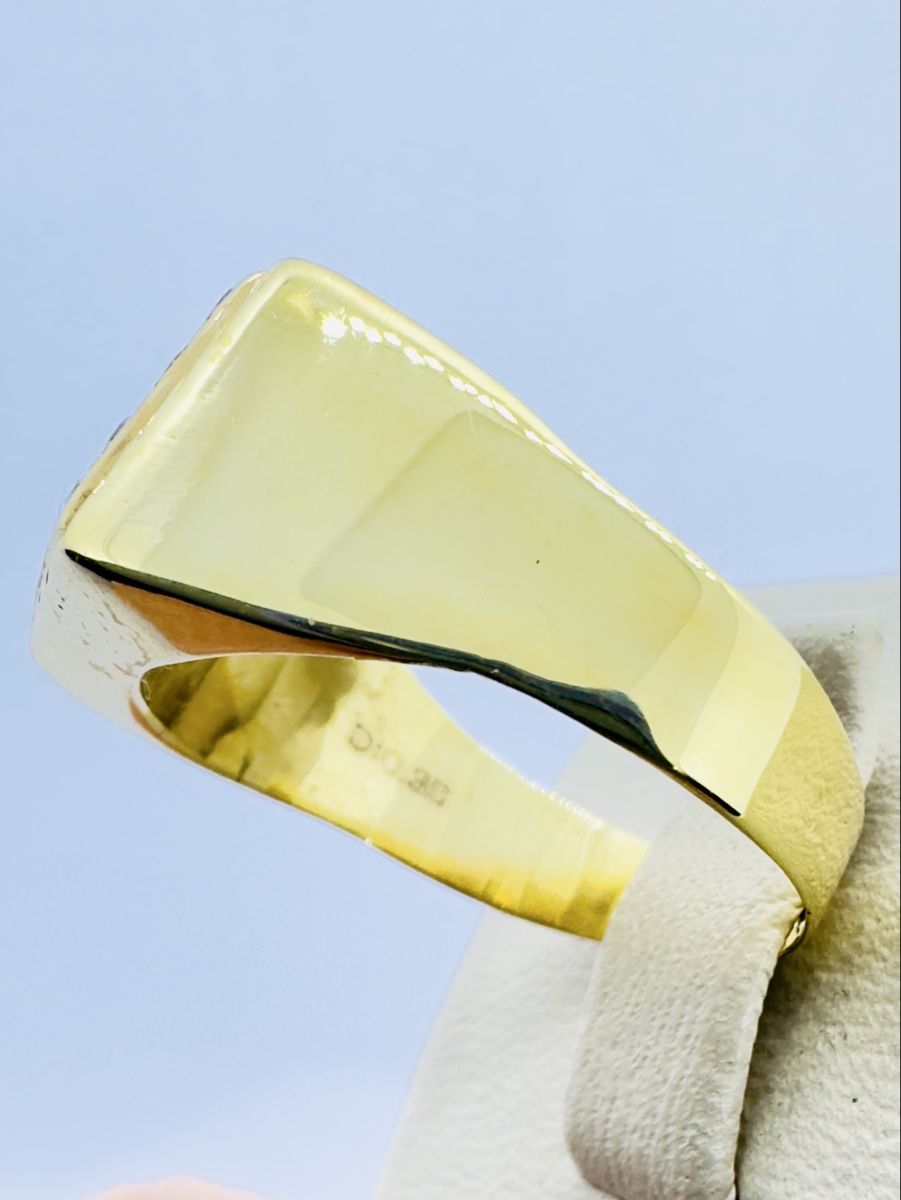 Ringe: 750/18 Karat Gold Ring mit 032 Ct Brillanten – Gebraucht aus Murg von MTGold 5
