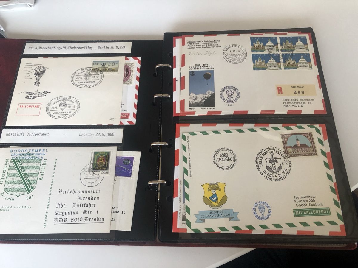 Tutti i francobolli: Sammlung BALLONBRIEFE 110 Stück – Usato da Lufingen venduto da Rac0 2