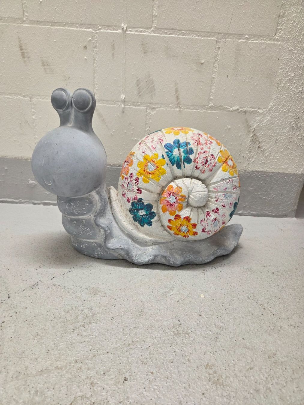 Statuette: Bunte Gartenschnecke, liebevoll bemalt.. – Usato da Winterthur venduto da trise80