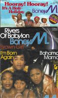 Boney M 3 Single - Rivers Of Babylon, I'm Born Again & Hoora