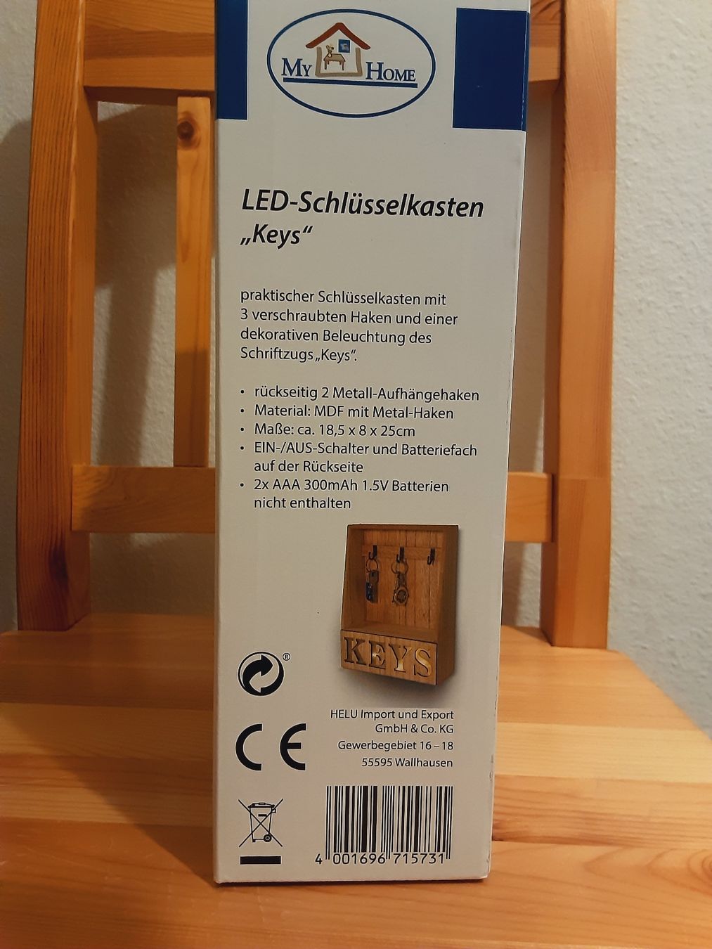 Guardaroba: LED Schlüsselkasten – Nuovo e nell'imballaggio originale da Glattfelden venduto da Roman2504 1