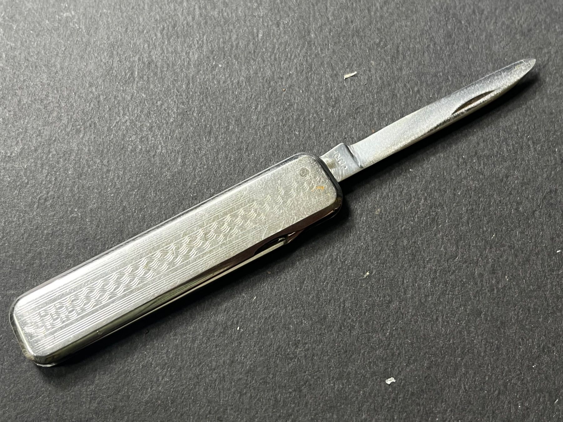Coltelli tascabile: Inox-Sackmesser 68 mm mit Feile/Manicure-Klinge – Usato da Zürich venduto da FV.vintage 5
