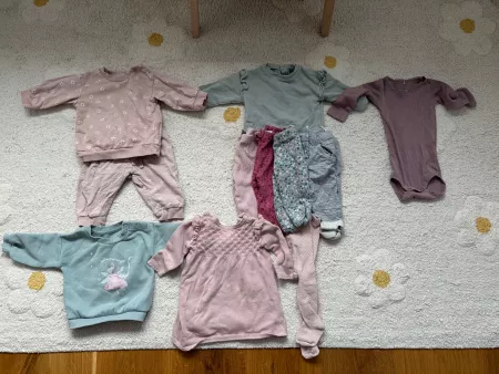 Süsses Mädchen Kleider- Set Grösse 68