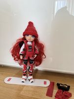 Rainbow High Snowboard Doll mit Zubehör guter Zustand