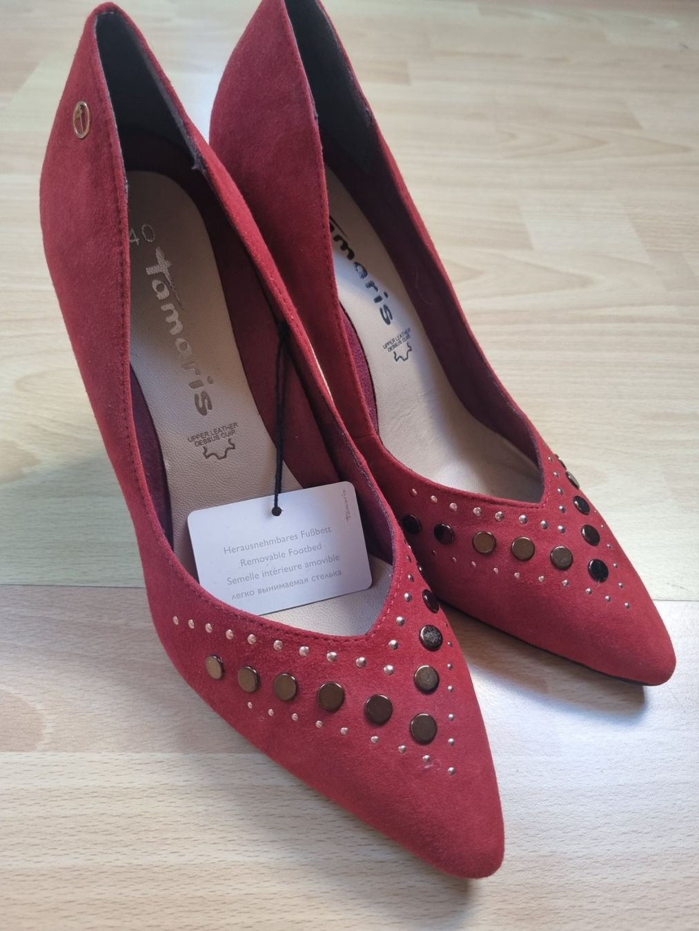 Tamaris Scarpe da donna: Tamaris Lederpumps neu Gr. 40 – Nuovo e nell'imballaggio originale da jona venduto da ricrac10 1
